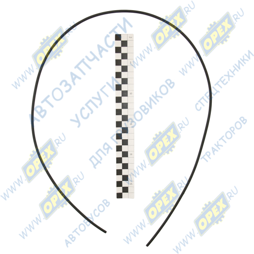 907890 Трубка термоусадочная клеевая черная 3.0 / 1.0мм (3:1) 1м Nord Yada1